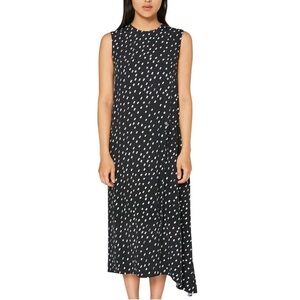 Cedric CHARLIER Sleeveless Black dress with print size US 12